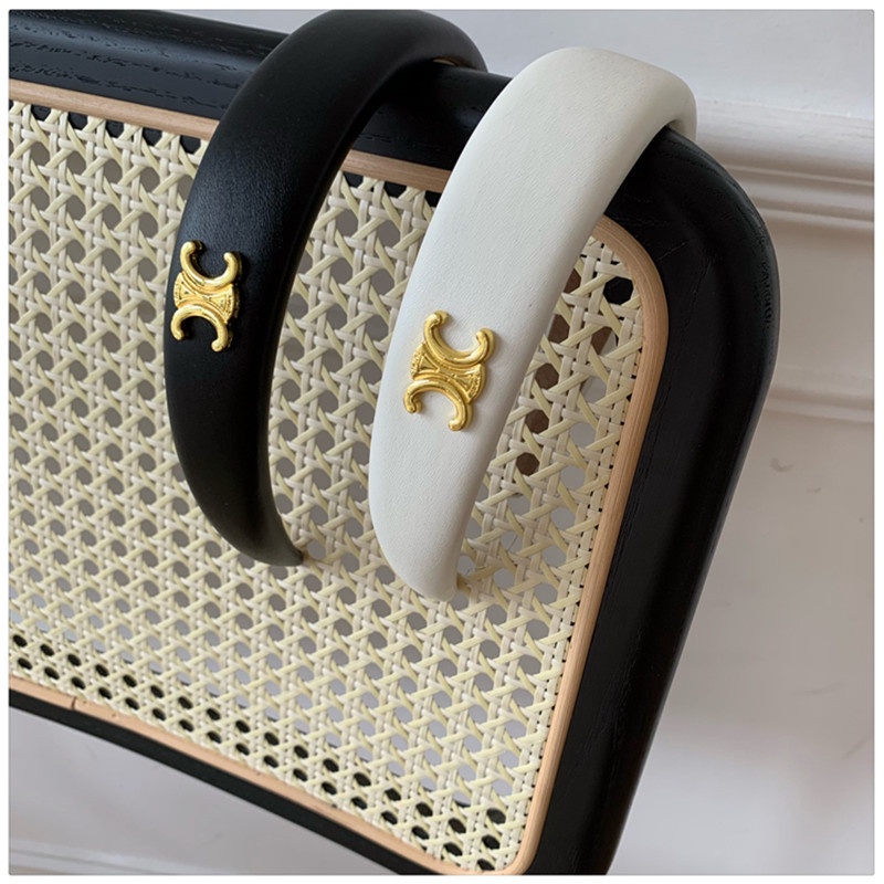 Băng Đô Cài Tóc Chất Liệu Da PU Cao Cấp Phong Cách Retro 2022