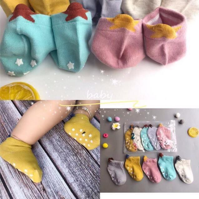 Set 5 Đôi Tất Sơ Sinh Cho Bé Yêuz...