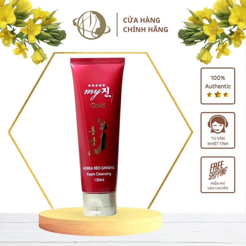 Sữa rửa mặt Hồng sâm My Gold 130ml Hàn quốc