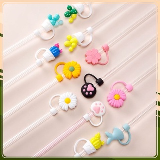 Nắp Đậy Ống Hút Silicon Hoạt Hình Đáng Yêu - Dễ Thương