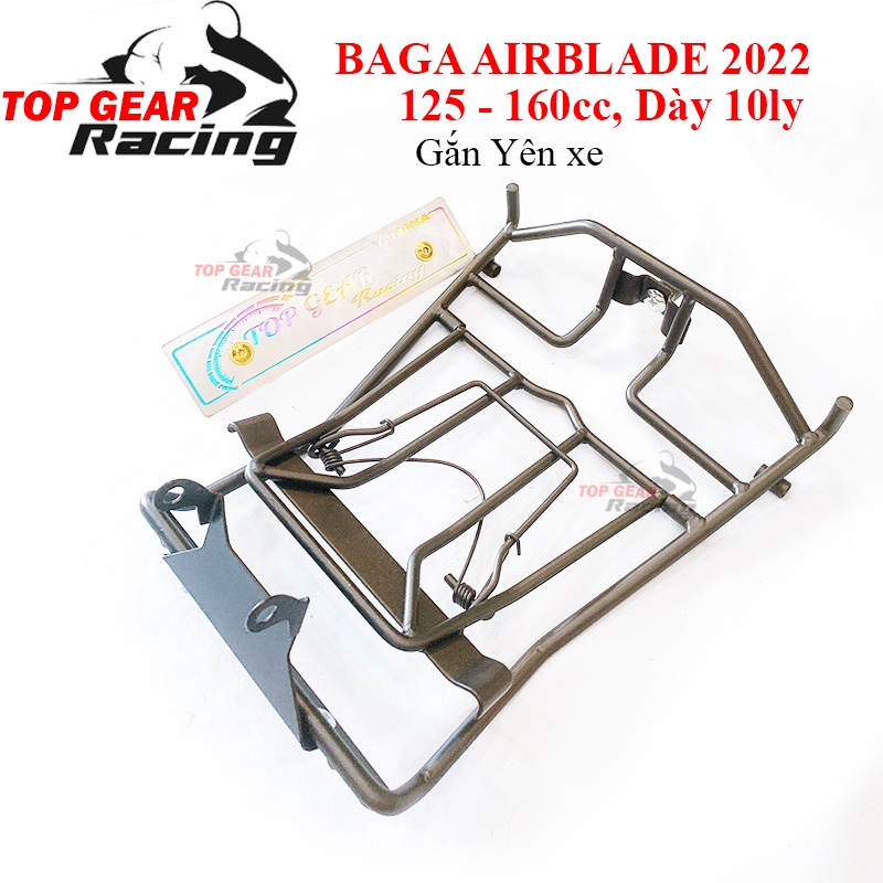 Baga  Air Blade 125-160 AB 2023 Đen Tĩnh Điện, Titan, Inox Gắn Yên