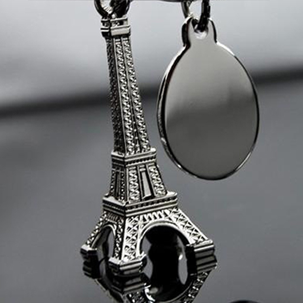 Móc gắn chìa khóa hình tháp Eiffel sáng tạo dễ thương