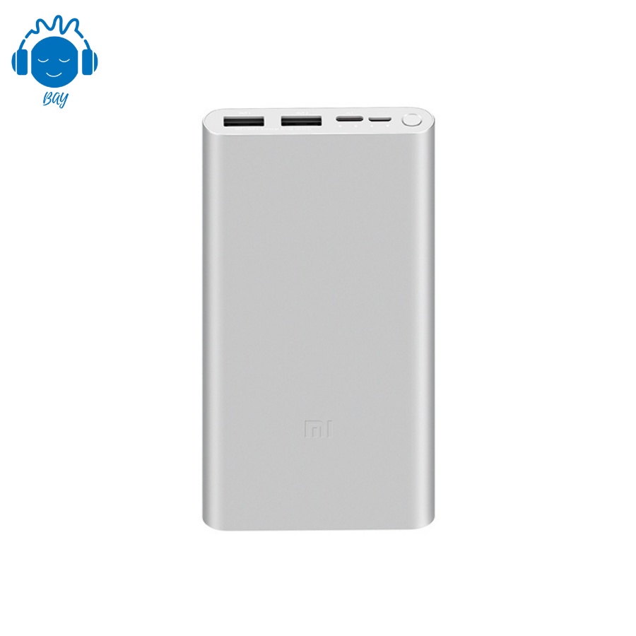 Sạc Dự Phòng Xiaomi Gen 3 10000mAh Type-C Hỗ Trợ Sạc 18W Bảo Hành 06 Tháng