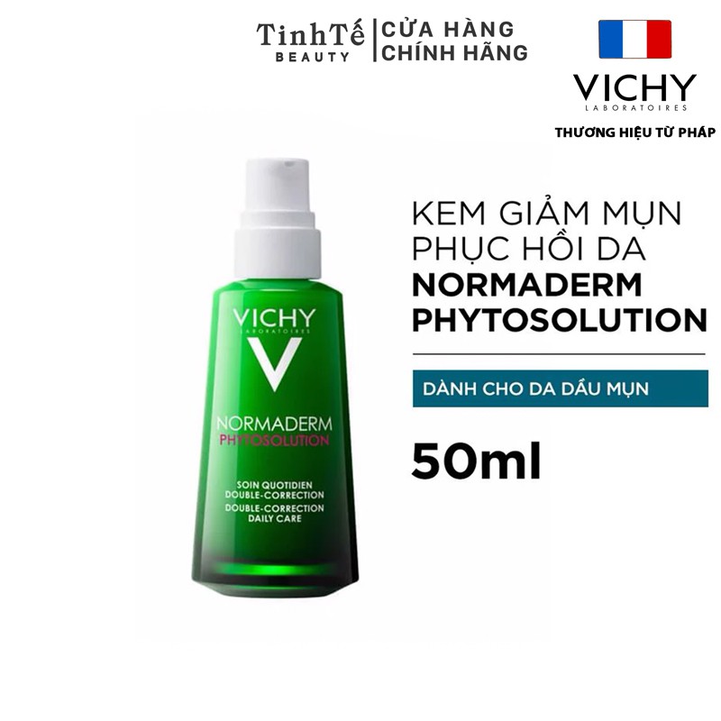 Kem Dưỡng Dành Cho Da Dầu Mụn Với Tác Động Kép Vichy Normaderm Phytosolution 50ml