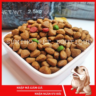Hạt thức ăn cho chó vị bò nướng Makka (Túi 2.5Kg) Viên lớn phù hợp chó trưởng thành