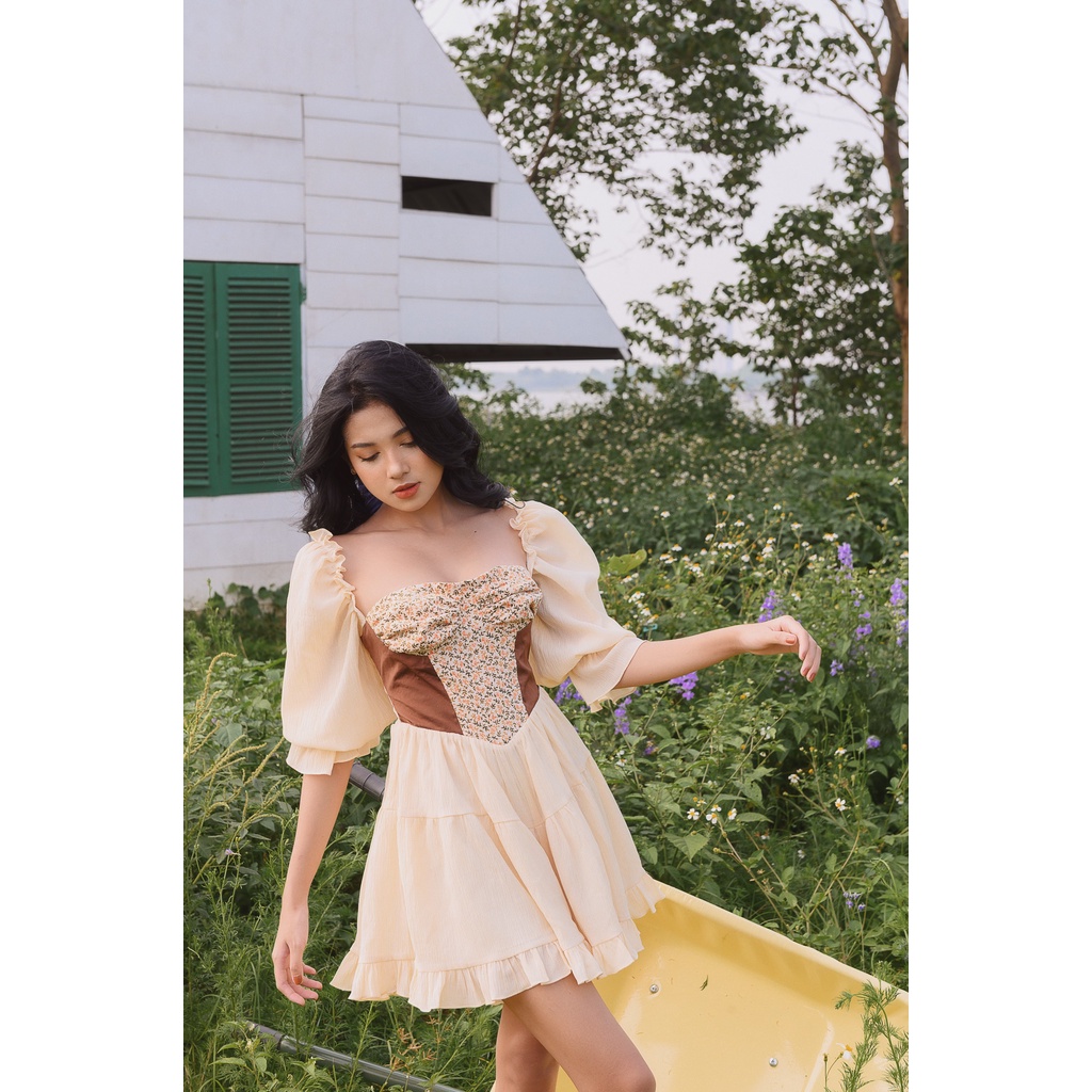 Létitia -  Russet Josephine jumper (Bộ liền thân giả váy)