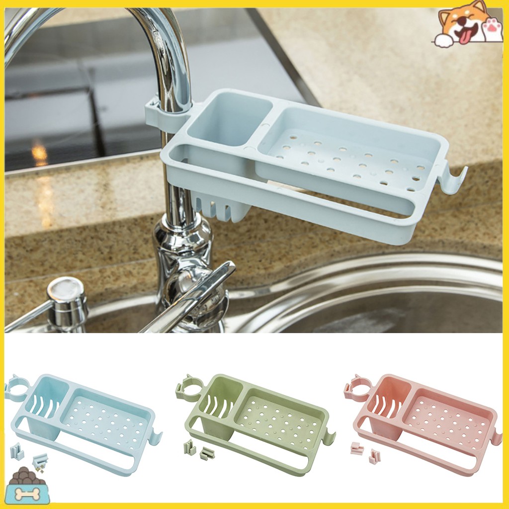 Khay để xà phòng gắn vòi bồn rửa tiện lợi