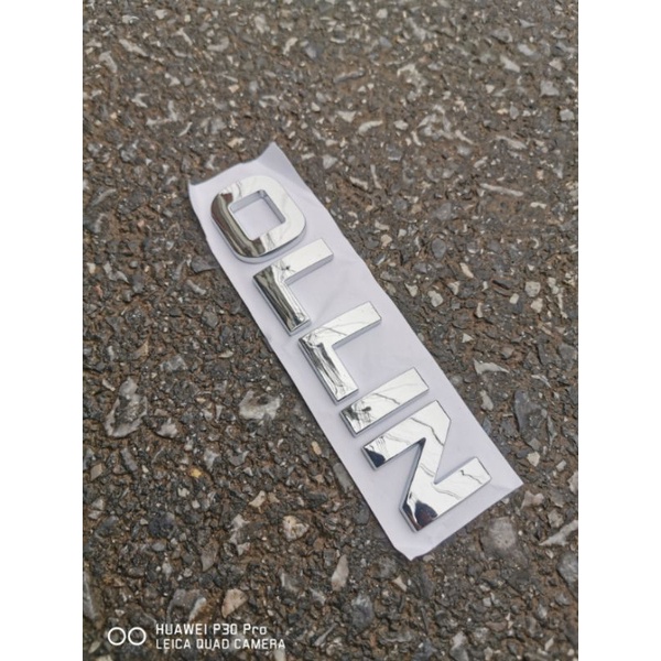 Tem chữ OLLIN , tem chữ mạ inox dán xe Thaco OLLIN.