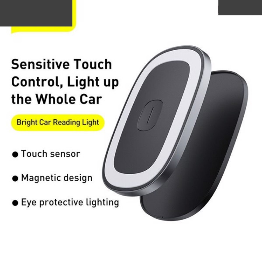 [Chính Hãng - Sẵn] Đèn đọc sách pin sạc dùng trong xe hơi Baseus Bright Car Reading Light - LV832 - New 100%