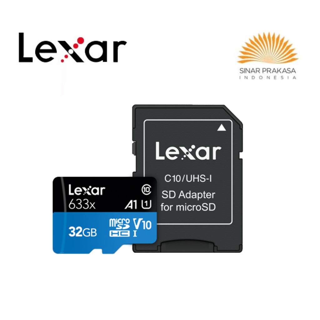 Thẻ Nhớ Lexar Microsd 32gb 633x Lên Đến 95mb / S