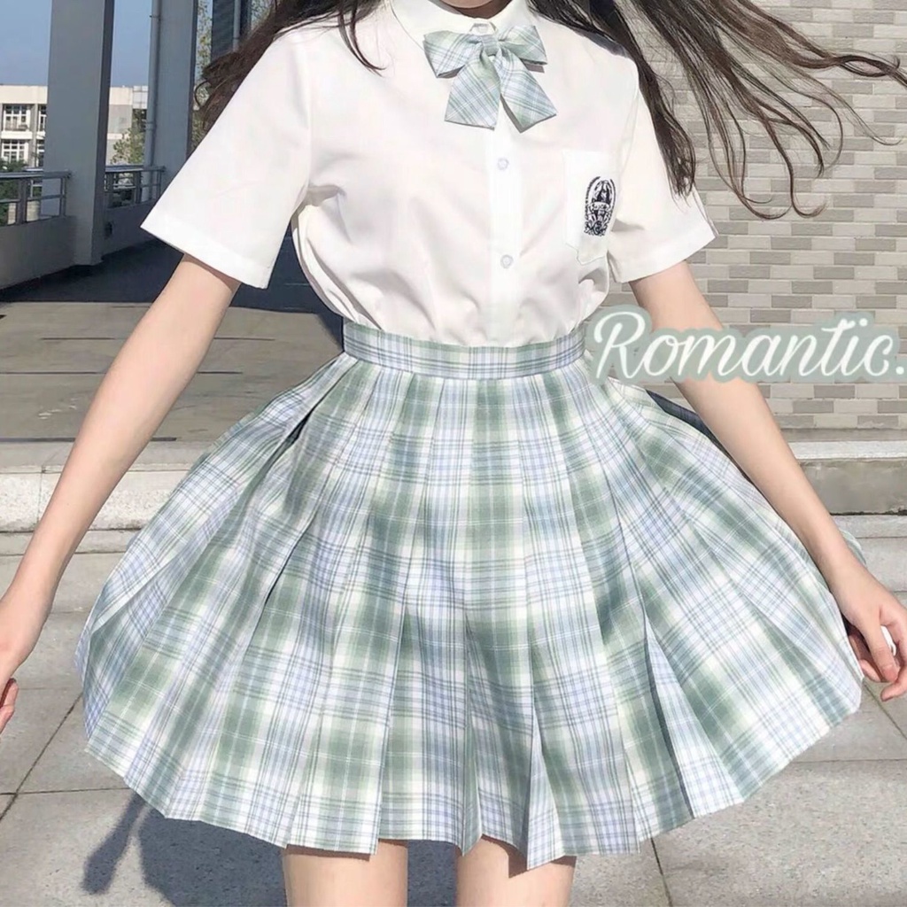Bộ Đồng Phục Học Sinh Nhật Bản jk Váy Đồng Phục Thủy Thủ Orthodox jk Nho Phong Cách Preppy Kẻ Ô Nhật Bản O4IL
