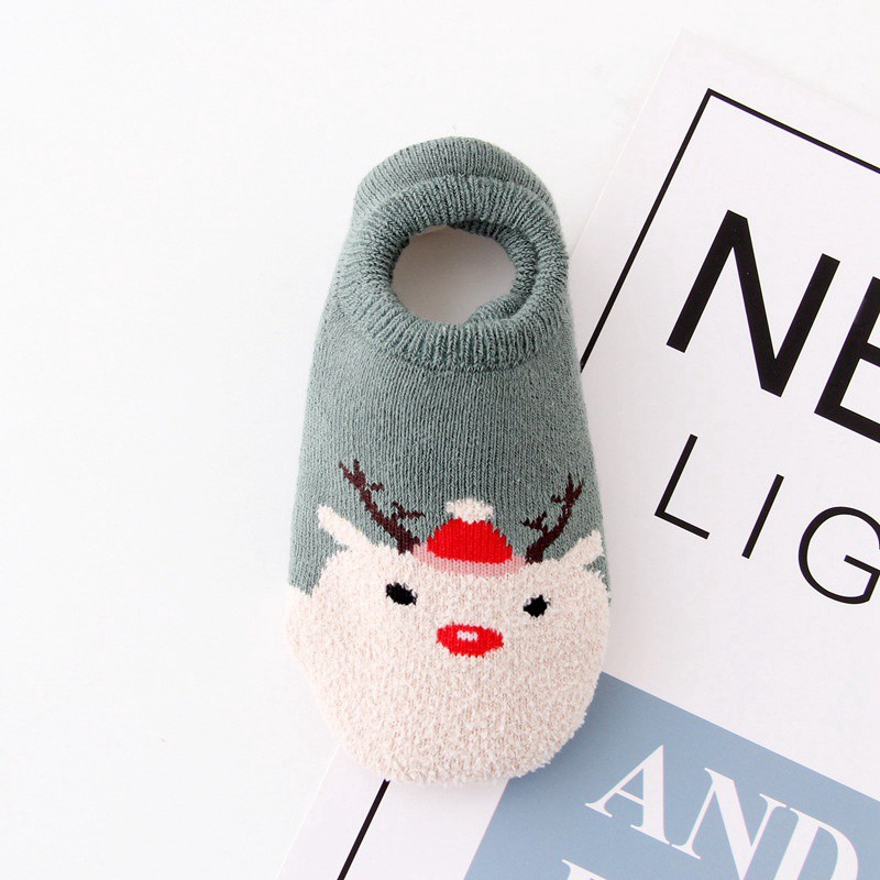 Tất cotton chống trượt họa tiết hoạt hình đáng yêu dành cho bé từ 0 tới 5 tuổi