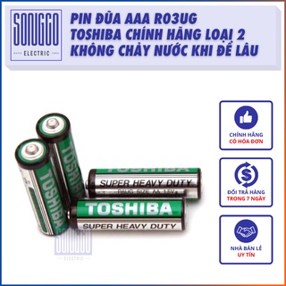 Pin Đũa AAA R03UG TOSHIBA Chính Hãng Siêu Rẻ Hàng Loại 2 Pin Carbon Không Gây Hại Môi Trường, Không Chảy Nước Khi Để Lâu