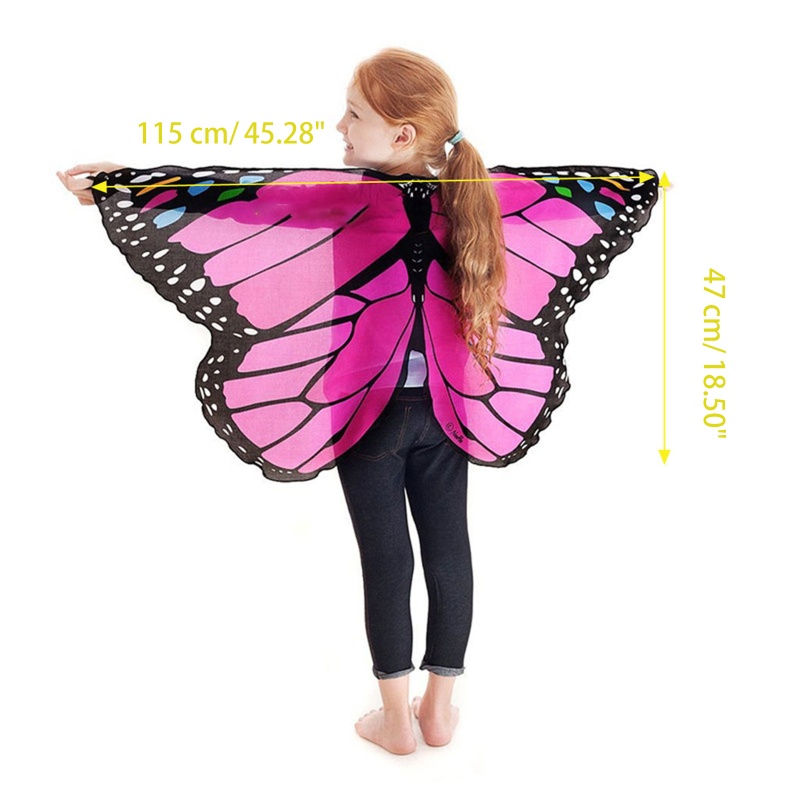 Áo Choàng Cánh Bướm Hóa Trang Cho Bé Gái Nymph Pixie