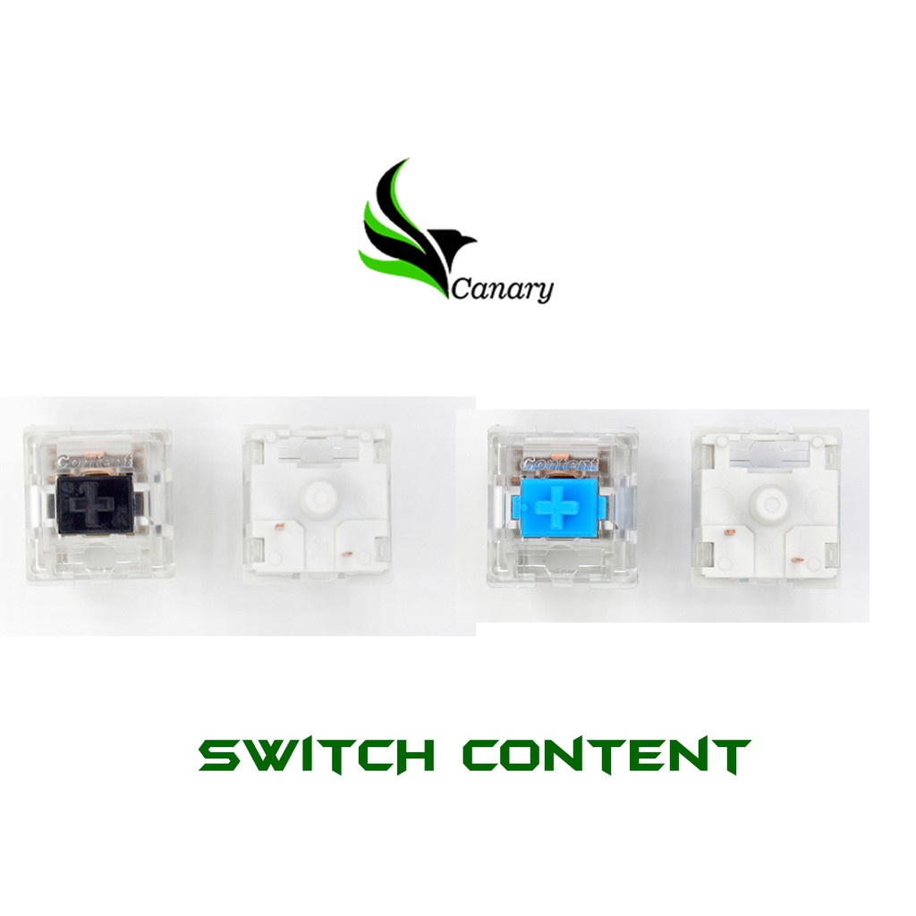 Switch phím cơ máy tính Dovito trục cơ bàn phím Blue Switch/Red Switch/Brown Switch/Black Switch