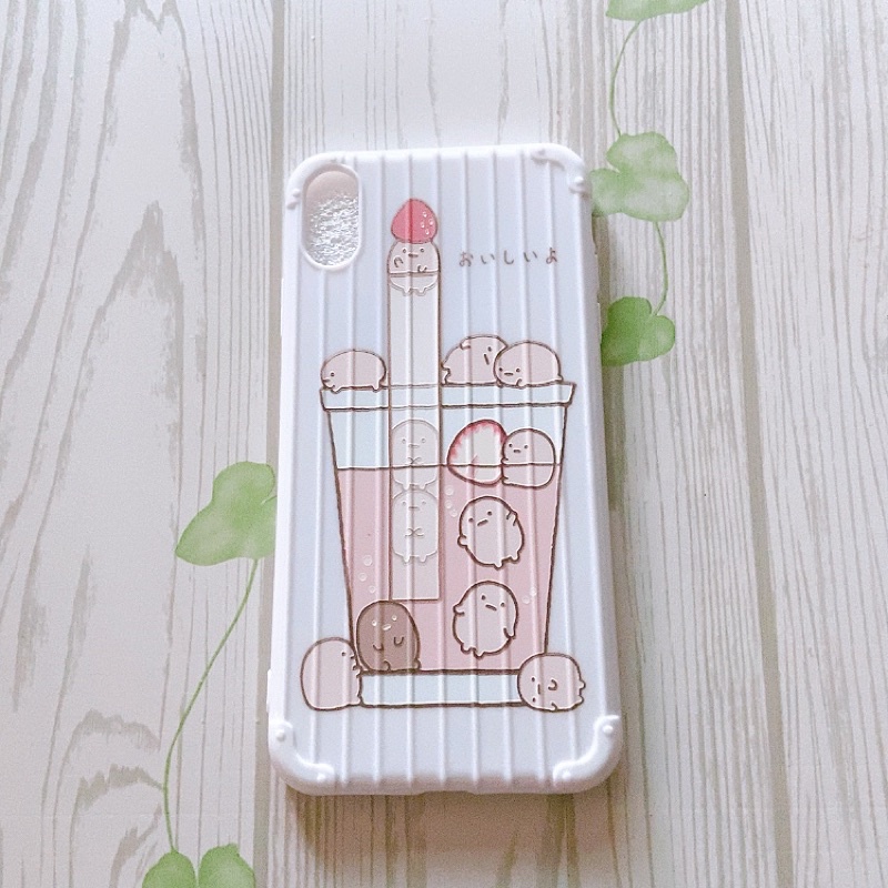 Ốp in hình cute vali dẻo iphone Xs max