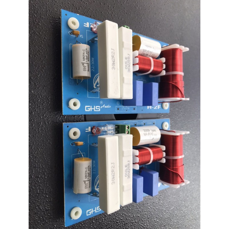 Mạch phân tần Full đơn  H-2F / lọc loa 2 Way 1 treble 1 bass 40