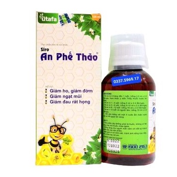 SIRO HO AN PHẾ THẢO - GIẢM HO - VIÊM HỌNG - GIẢM SỔ MŨI - NGHẸT MŨI TAN ĐÀM CHAI 250ml