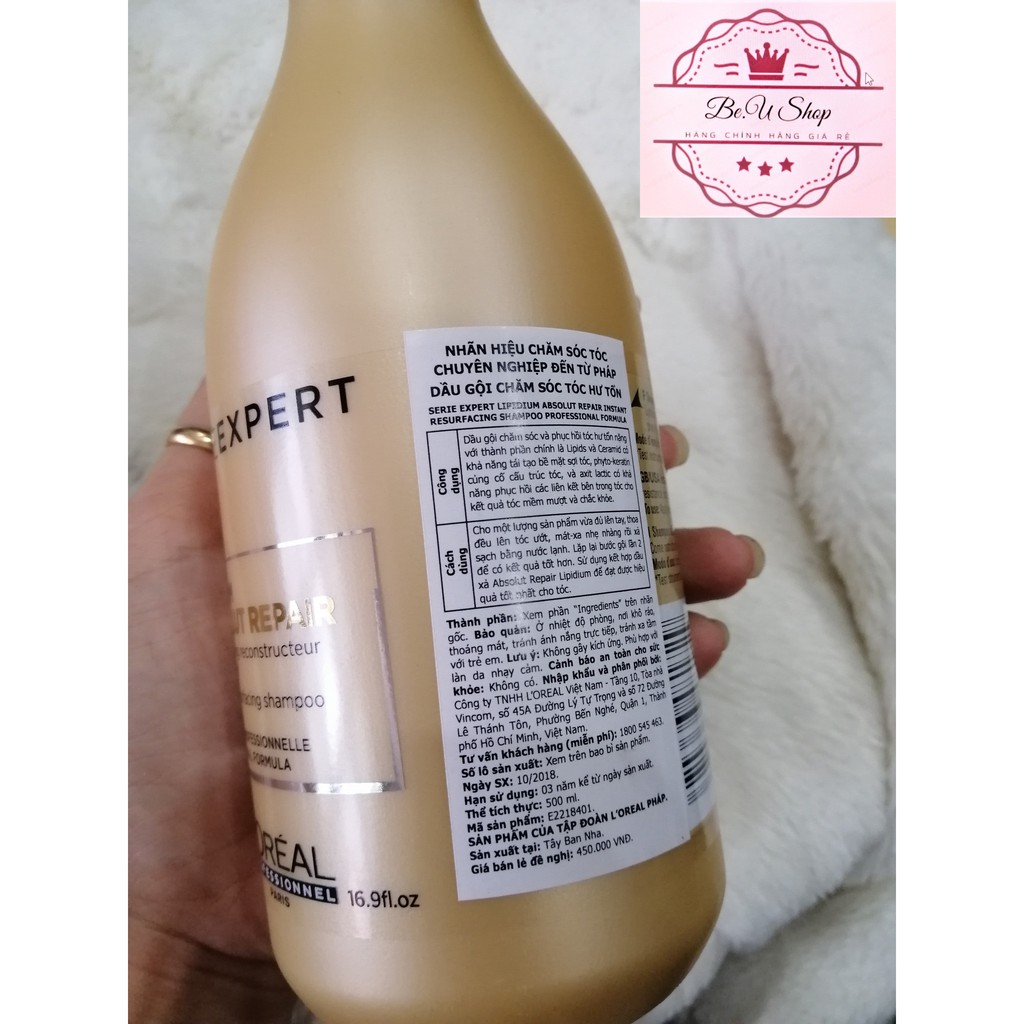 {Cam Kết Chính Hãng} DẦU GỘI DÀNH CHO TÓC NHUỘM LOREAL SERIEEXPERT - 500ML | BigBuy360 - bigbuy360.vn