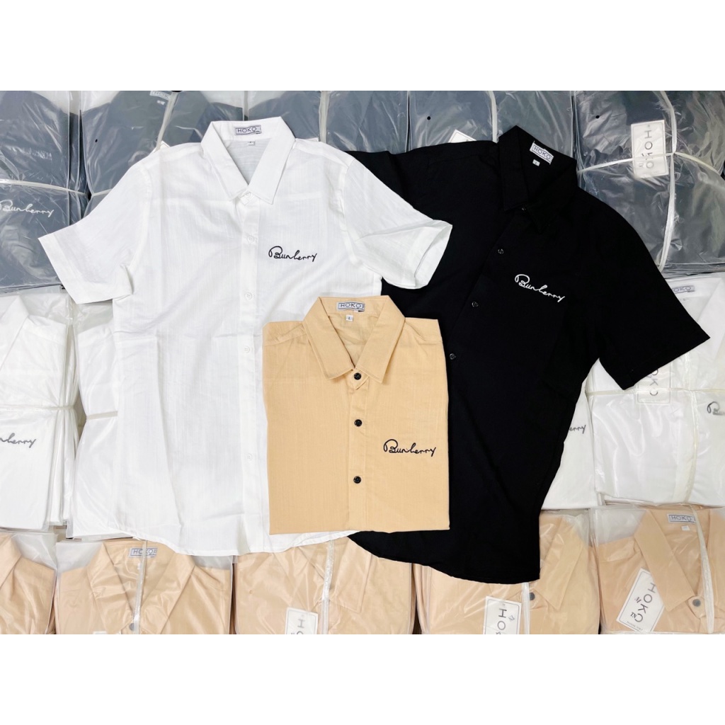 ÁO SƠ MI NAM NỮ TAY NGẮN SIÊU HOT FORM CHUẨN BODY TÔN DÁNG CHO CÁC ANH EM , THỜI TRANG THỜI THƯỢNG 2022