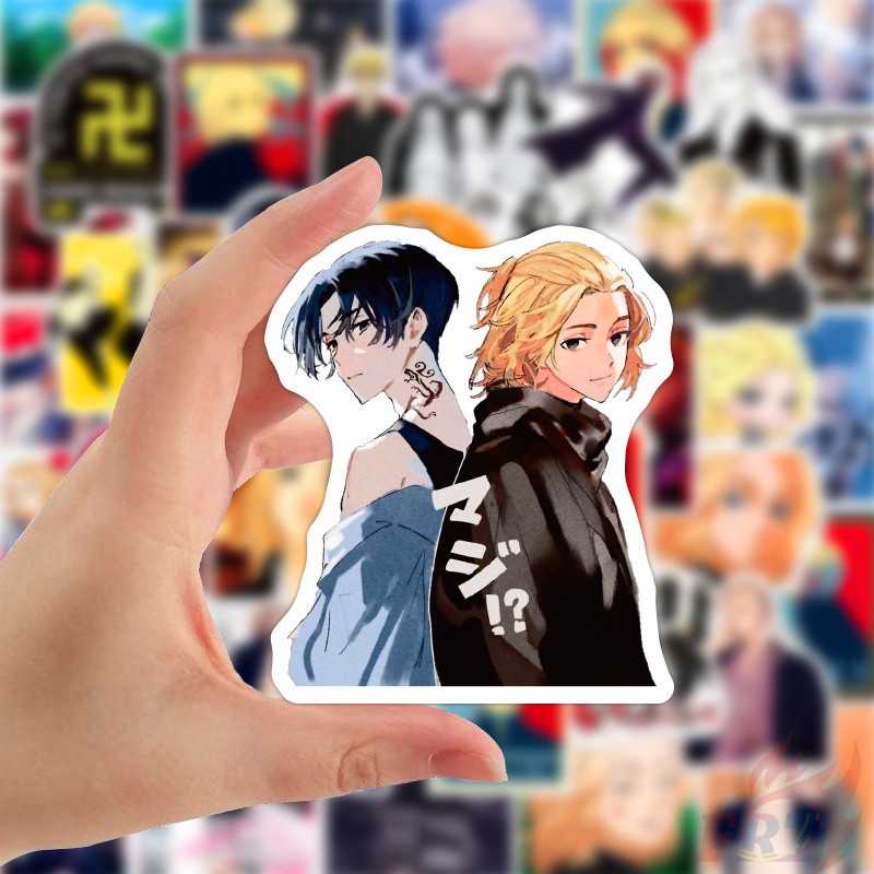 Bộ 50 Miếng Dán Họa Tiết Hoạt Hình Tokyo Revengers Series 04 Độc Đáo Diy