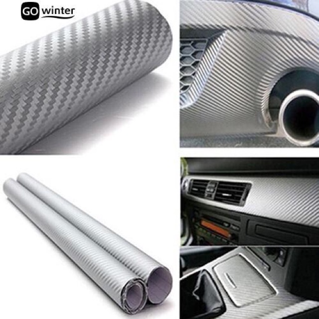 Decal 4D sợi carbon Vinyl phim chống thấm nước Tự làm xe ngoại thất Decal bên trong ô tô Dán phim bọc phi