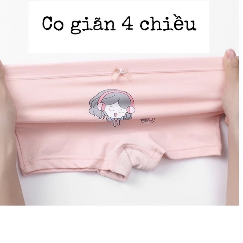 Quần chip đùi bé gái,chất cotton mềm mịn, set 3 chiếc quần lót cho bé từ 8-22kg