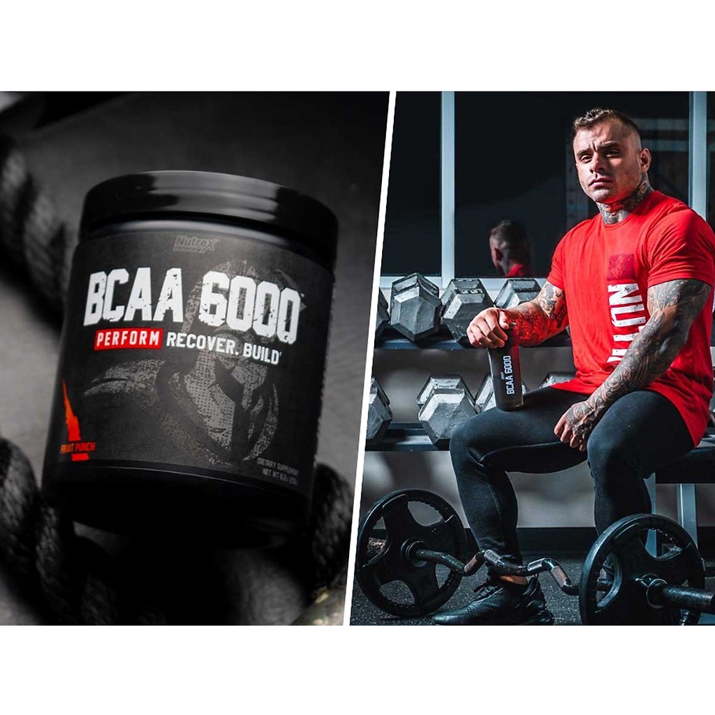 BCAA 6000 Thực Phẩm Bổ Sung Chống Dị Hóa Và Phục Hồi Cơ Bắp Nutrex Bcaa 6000 30 Lần Dùng