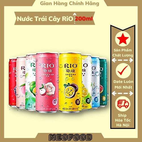 Nước uống trái cây lên men cao cấp Rio light lon 330ml