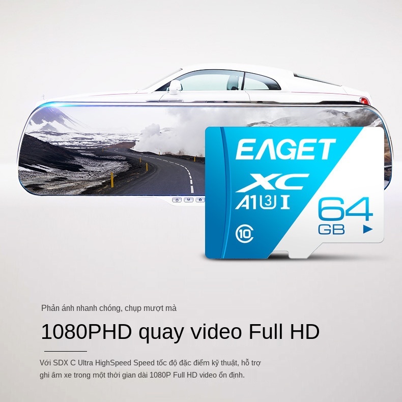 Thẻ nhớ Yijie Đầu ghi 64g tốc độ cao thẻ nhớ điện thoại di động thẻ sd camera giám sát ô tô thẻ tf đa năng | BigBuy360 - bigbuy360.vn