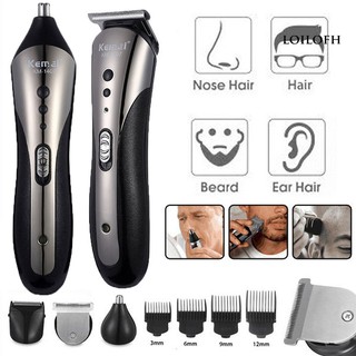 (Hàng Mới Về) Bộ Tông Đơ Cắt Tỉa Lông Mũi / Lông Mũi Chống Nước Đa Năng Trong 1