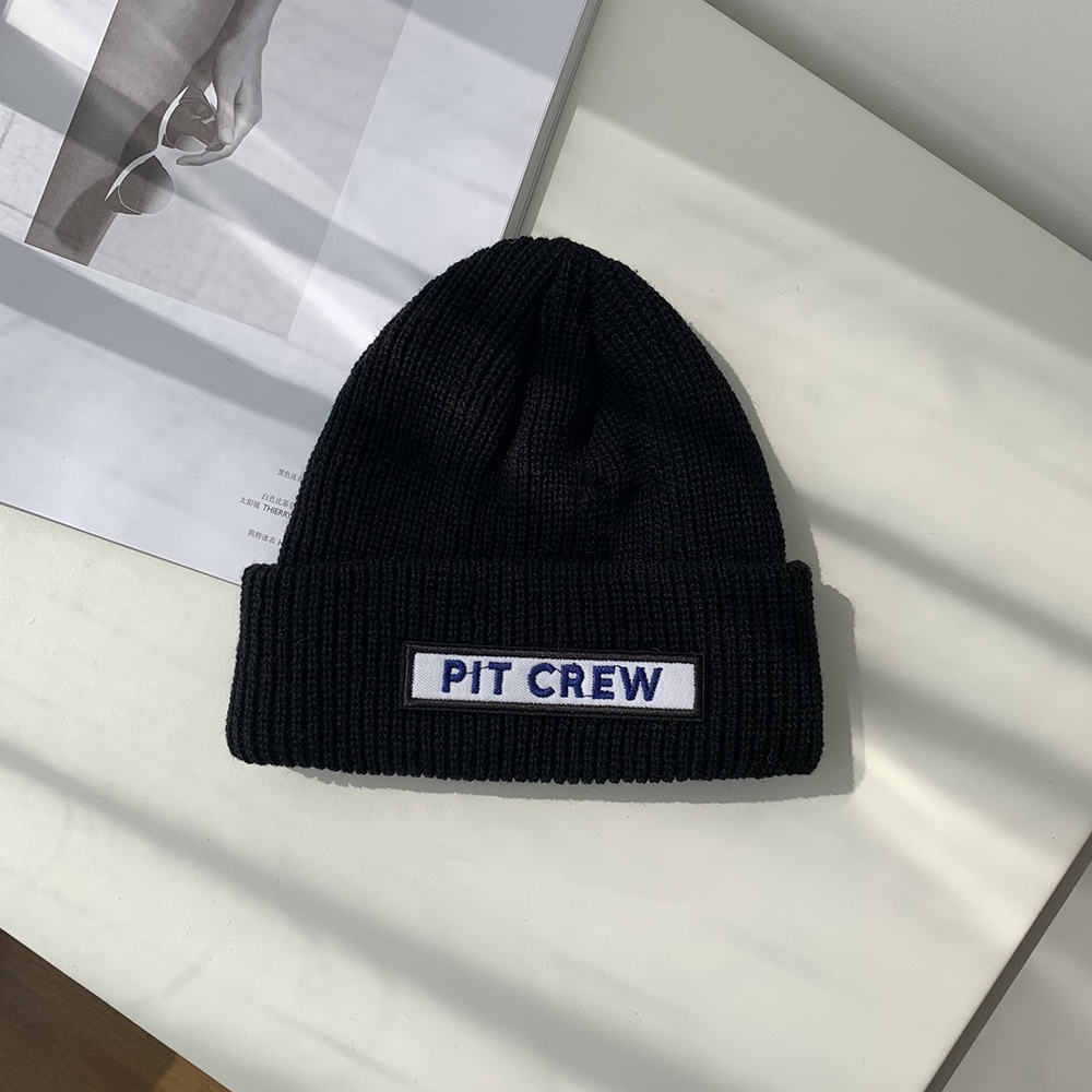 Mũ beanie dệt kim co giãn giữ ấm mùa thu đông có thể gập lại nhiều màu sắc cho bé trai và bé gái