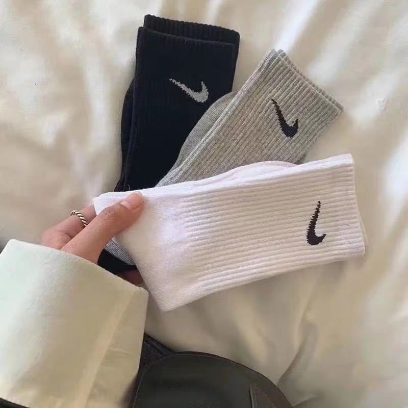 [ẢNH THẬT] Tất/Vớ Nike thể thao cao cổ nam nữ hàng siêu đẹp cotton 100% XNK