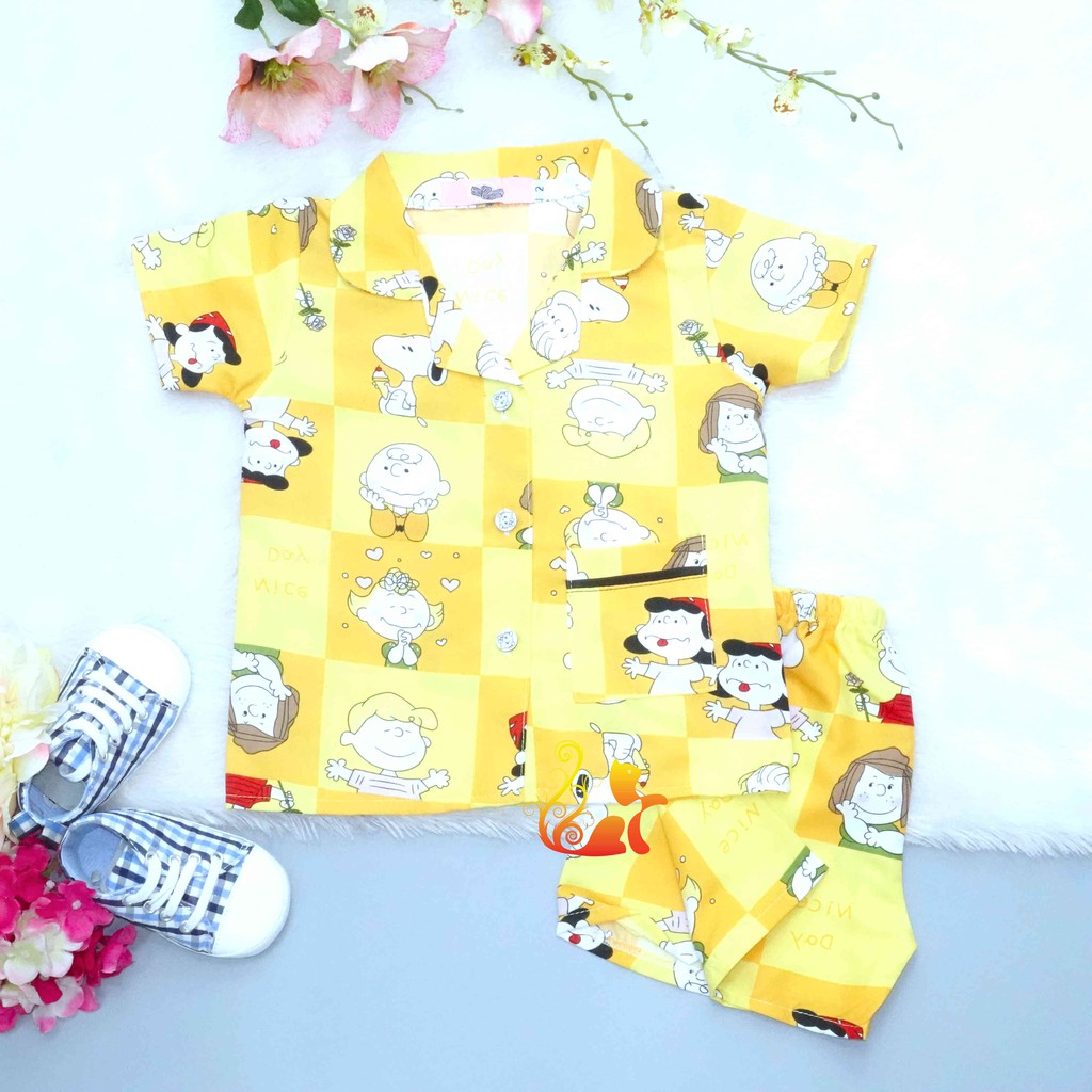 Đồ Mặc Nhà &quot;Nice Day&quot; Pijama Kate Thái - Cho Bé 8 - 38kg.