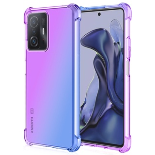 Ốp điện thoại màu gradient có đệm khí chống sốc chống rơi cho XiAOMi Mi 11T PRO Mi 11 LiTE 5G NE