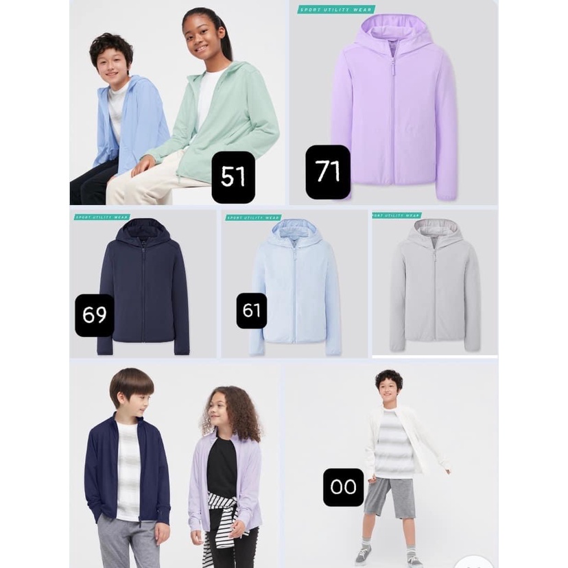 Áo chống nắng kid Uniqlo