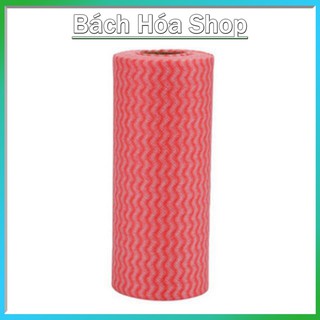 Cuộn 50 khăn giấy vải không dệt lau nhà bếp đa năng