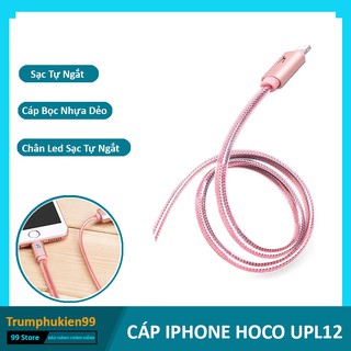 Cáp Sạc Iphone Tự Ngắt Hoco UPL12 Dây Dẻo Có Led Báo Sạc Đầy