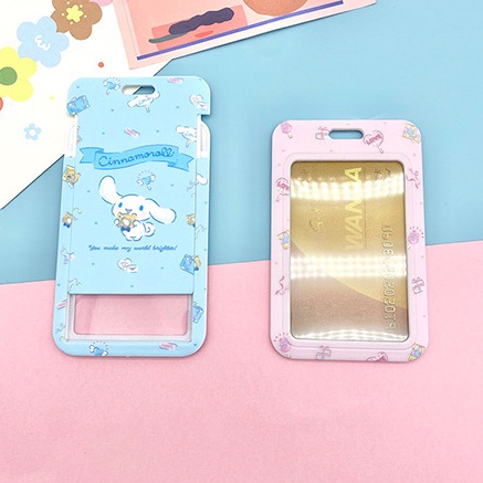 Bao Đựng Thẻ Xe Buýt Thẻ Hình Hello Kitty Melody Kèm Dây Đeo Cho Bé Gái