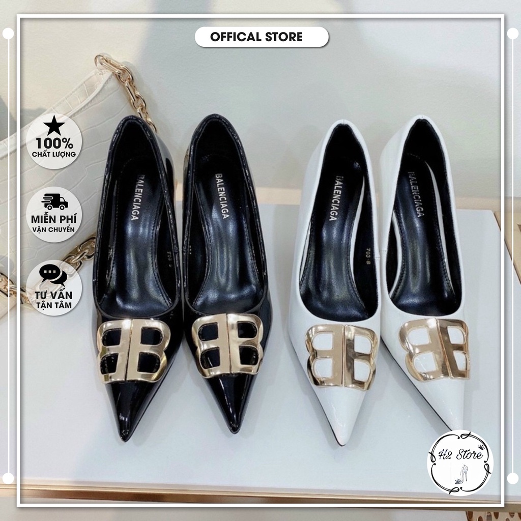 👠👟 Giày Cao Gót Balen mũi nhọn sang chảnh đủ 3 màu ⚡