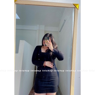 SET ĐẦM LEN 2 DÂY + ÁO KHOÁC LEN [TNT Shop Bigsize 60Kg 90Kg]