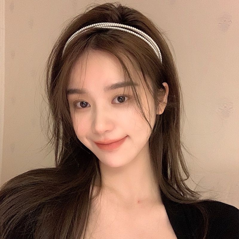 Băng Đô Đính Ngọc Trai Nhân Tạo Cho Bé Gái