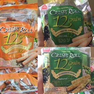 Bánh Cuộn 12 loại ngũ cốc CRISPI ROLL Đài Loan