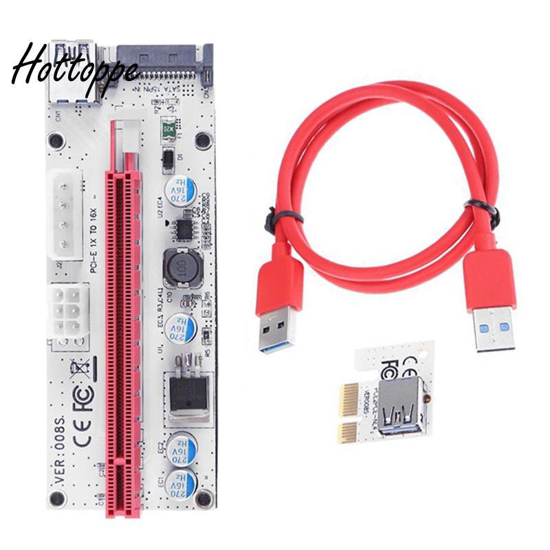 Card Pci-E 4pin Sata 6pin Cho Btc Miner Mining