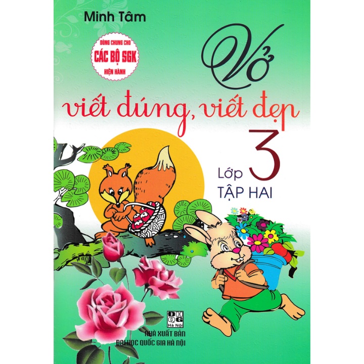 Sách - Combo Tập Viết + Vở Viết Đúng, Viết Đẹp Lớp 3 (Dùng Chung Cho Các Bộ SGK Hiện Hành) (Bộ 4 Cuốn) - HA