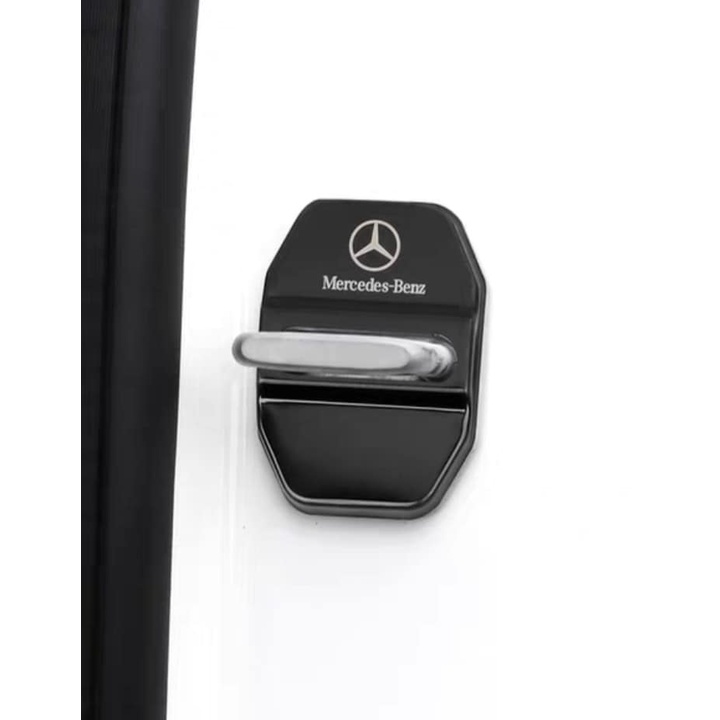 BỘ 4 ỐP CHỐT CỬA LOGO MERCEDES