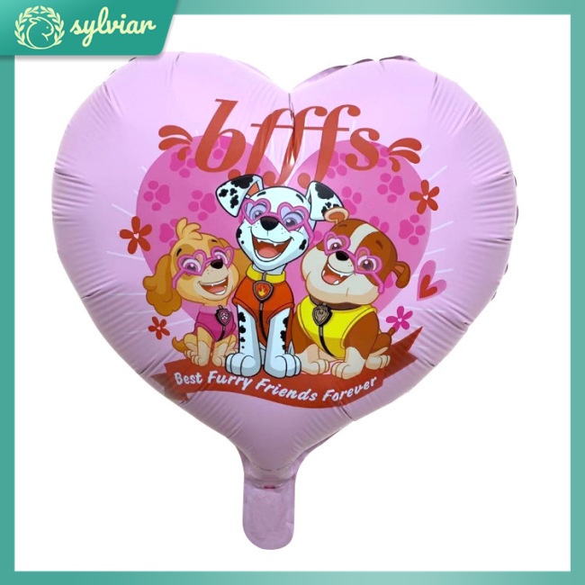 1 Bong Bóng Lá Nhôm 18 Inch Hình Paw Patrol Dễ Thương Trang Trí Tiệc Sinh Nhật