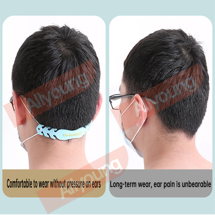 Móc silicone hai đầu cho đeo khẩu trang tránh đau tai | BigBuy360 - bigbuy360.vn