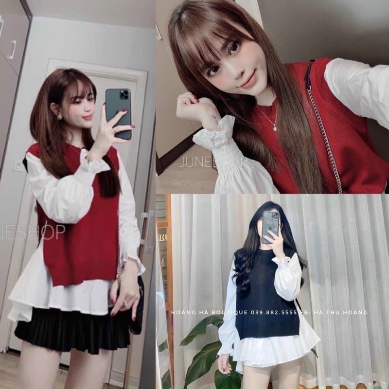 Áo bầu thu đông xinhz