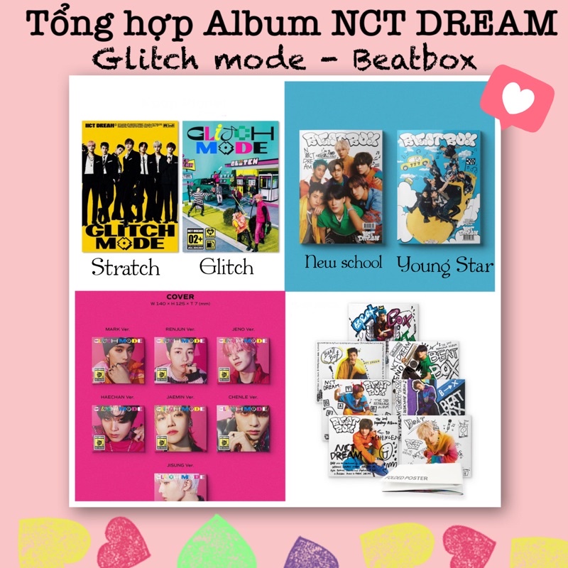 Album NCT Dream chính hãng - Glitch Mode Beatbox